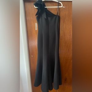 Black, elegant, long gown. Never worn